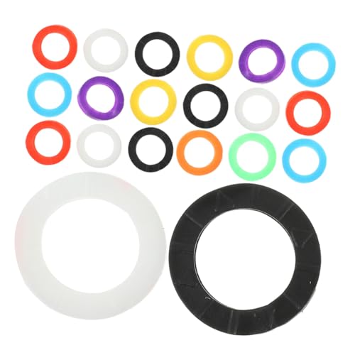 Homoyoyo 96 Stück Teiliges Bunte Silikon Schlüsselhüllen Runde Farbige Schlüsselidentifikatoren Schützende Schlüsselabdeckungen Einfache Installation für Haus und Büroschlüssel Praktische Homoyoyo 96 Stück Teiliges Bunte Silikon Schlüsselhüllen Runde Farbige Schlüsselidentifikatoren Schützende Schlüsselabdeckungen Einfache Installation für Haus und Büroschlüssel Praktische von Homoyoyo