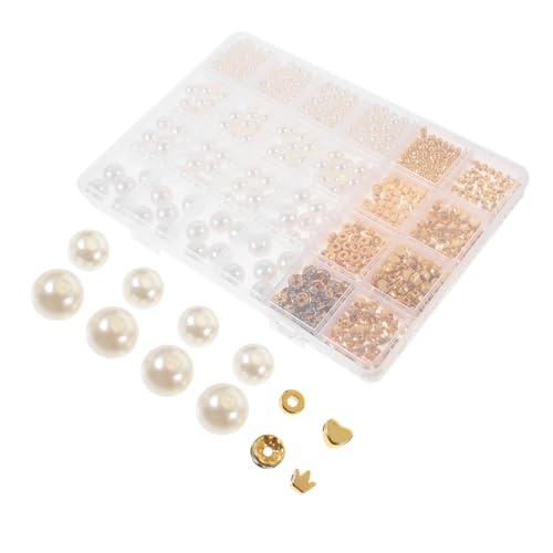 Homoyoyo 970 Stück Abs Perlen mit Glänzenden Fünfzackigen Sternen Glatte DIY Schmuckperlen für Armband Halskettenherstellung Vielseitige Bastelperlen für Kreative Handwerksprojekte von Homoyoyo