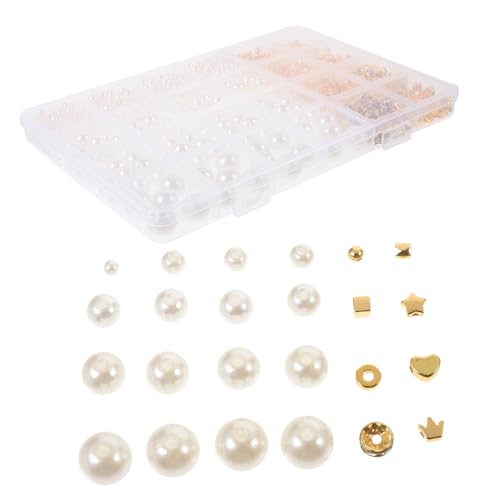 Homoyoyo 970 Stück Teiliges Abs Perlen mit Fächern Kleine Glänzende Schmuckperlen für DIY Armband Halskettenherstellung Langlebige Kunststoffperlen für originelles Basteln und Homoyoyo 970 Stück Teiliges Abs Perlen mit Fächern Kleine Glänzende Schmuckperlen für DIY Armband Halskettenherstellung Langlebige Kunststoffperlen für originelles Basteln und von Homoyoyo