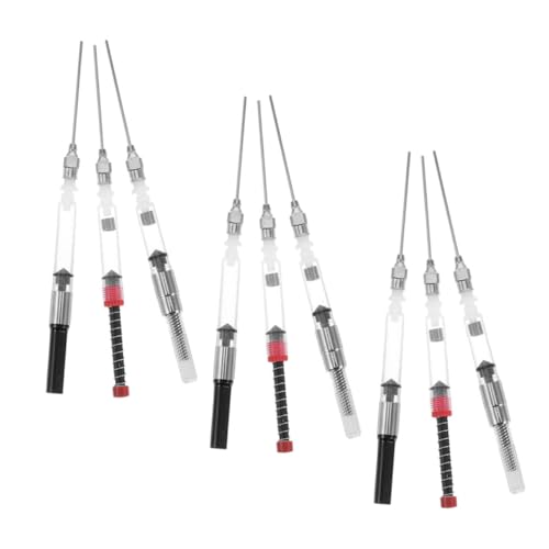 Homoyoyo 9Stücke Füllfederhalter Tintenabsorbierer Tintenauffüllwerkzeuge Für Nachfüllbare Stifte Tintenabsorber Für Füller Tintenrefiller Für Präzises Schreiben Homoyoyo 9Stücke Füllfederhalter Tintenabsorbierer Tintenauffüllwerkzeuge Für Nachfüllbare Stifte Tintenabsorber Für Füller Tintenrefiller Für Präzises Schreiben von Homoyoyo