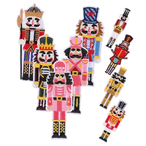 Homoyoyo 9Stücke Weihnachts Aufnäher Gestickte Patches Für Kleidung Von Reparaturflicken Dekoration Für Jacken Hüte Und Rucksäcke von Homoyoyo