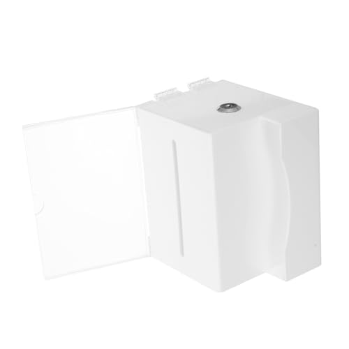 Homoyoyo Abschließbare Acryl Spendenbox Sichere Wahlurne und Vorschlagsbox für Büro Werkstatt Transparente Kummerkasten mit Schloss für Faire Abstimmungen und Geldsammlung von Homoyoyo