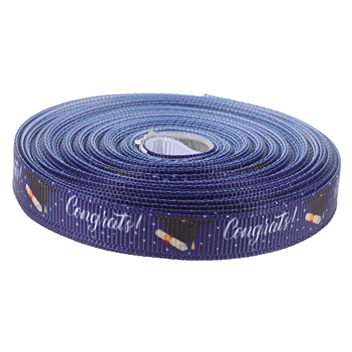 Homoyoyo Abschlussfeier Geschenkband Dekoratives Ripsband für DIY Partydekoration Yards Breit Vielseitig Einsetzbar für Wreaths und Bows von Homoyoyo