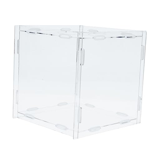 Homoyoyo Acryl Losbox Transparent Abnehmbare Versperrbare Gewinnspielbox für Firmenfeiern Partys und Verlosungen Hochwertige Verarbeitung für Faire Auslosungen von Homoyoyo