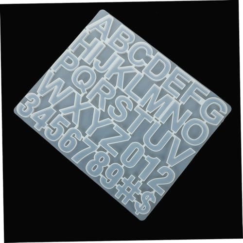 Homoyoyo Alphabet Silikonform für DIY Schmuckanhänger Wiederverwendbare Gießform für Epoxidharz und Bastelbedarf für Projekte und Homoyoyo Alphabet Silikonform für DIY Schmuckanhänger Wiederverwendbare Gießform für Epoxidharz und Bastelbedarf für Projekte und von Homoyoyo