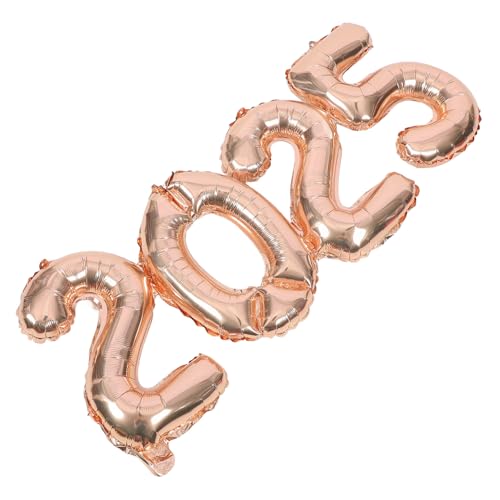 Homoyoyo Aluminiumfolie Ballon Roségold Reißfestes Partydekor für Silvester und Abschlussfeier Festival Deko Ballons für Neujahrsparty und Feierlichkeiten Homoyoyo Aluminiumfolie Ballon Roségold Reißfestes Partydekor für Silvester und Abschlussfeier Festival Deko Ballons für Neujahrsparty und Feierlichkeiten von Homoyoyo