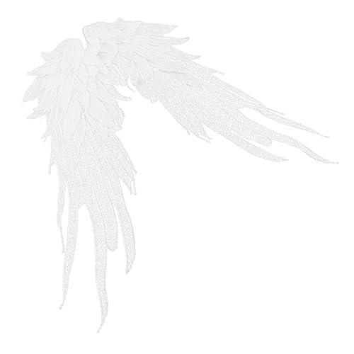 Homoyoyo Angel Wings Stickerei Patch Weiß DIY Spitzen Applikation zum Aufnähen Kleidung Reparatur Flicken Mehrschichtige Spitzenverzierung für Bekleidung Dekoration und Textilhandwerk Homoyoyo Angel Wings Stickerei Patch Weiß DIY Spitzen Applikation zum Aufnähen Kleidung Reparatur Flicken Mehrschichtige Spitzenverzierung für Bekleidung Dekoration und Textilhandwerk von Homoyoyo