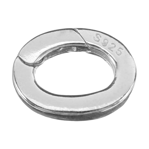 Homoyoyo Armband Halskette Schmuck Schnalle Halskettenclip Gliederschnalle Für Diy Armbandverschluss Karabiner Halskette Verbindet Charme Klemmbügel Für Die Schmuckherstellung Silber Homoyoyo Armband Halskette Schmuck Schnalle Halskettenclip Gliederschnalle Für Diy Armbandverschluss Karabiner Halskette Verbindet Charme Klemmbügel Für Die Schmuckherstellung Silber von Homoyoyo