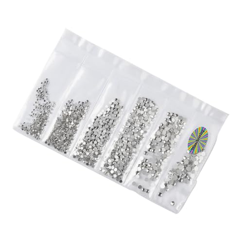 Homoyoyo Aufkleber 1364 Stück Nagel Deko - Nailart Kristalle - Nagelkunst Mit Strasssteinen Und Edelsteinen in Gemischten Farben Perfektes Zubehör Für Kreative Nageldesigns von Homoyoyo