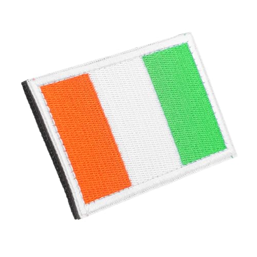 Homoyoyo Aufnäher Für Schuluniformen Gestickte Applikationen Kleidungsflicken Rucksack-patches Flagge Zum Aufbügeln Dekorativer Flaggenaufnäher Irland-aufkleber Taschenaufnäher Nylon von Homoyoyo