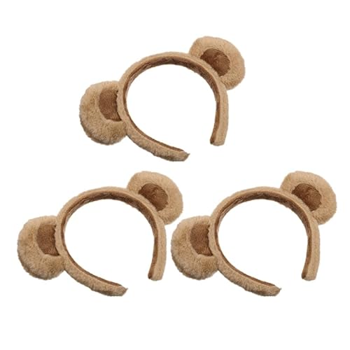 Chipmunks Ohren: 3 Stück Bärenohren Stirnband Plüschtierohren-Kopfbedeckung Haarband Süße Bärenohren Stirnband Party Kopfbedeckung Cartoon für Erwachsene Jungen Mädchen Halloween Weihnachtsfeier Chipmunks Ohren: 3 Stück Bärenohren Stirnband Plüschtierohren-Kopfbedeckung Haarband Süße Bärenohren Stirnband Party Kopfbedeckung Cartoon für Erwachsene Jungen Mädchen Halloween Weihnachtsfeier von Homoyoyo