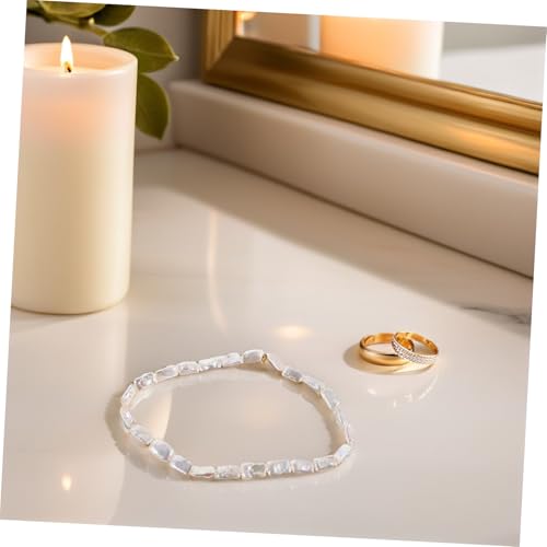 Homoyoyo Barockperlen Süßwasserperlen Strang Unregelmäßige Perlen DIY Schmuckherstellung Vorperforiert Für Halsketten Armbänder Ohrringe Kreative Abstandsperlen Homoyoyo Barockperlen Süßwasserperlen Strang Unregelmäßige Perlen DIY Schmuckherstellung Vorperforiert Für Halsketten Armbänder Ohrringe Kreative Abstandsperlen von Homoyoyo