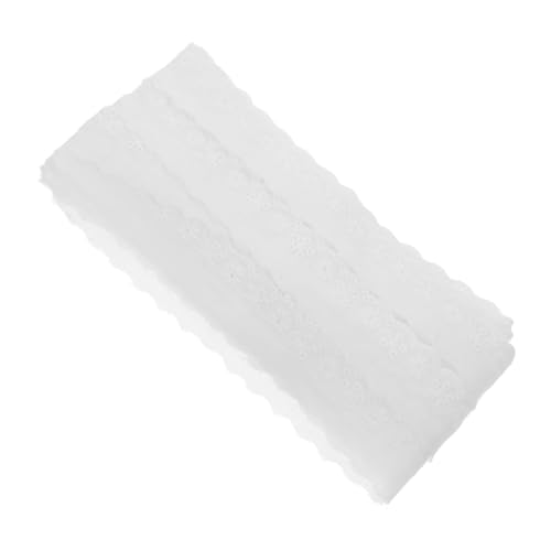 Homoyoyo Baumwoll Spitzenbesatz Ösen Stickerei Rüsche Yards für Diy Kleidung Babybekleidung Taschen und Haustierbekleidung Vielseitig Einsetzbar Elegantes Design von Homoyoyo
