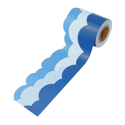 Homoyoyo Blaues Himmel Design mit Dekoration für Klassenzimmer Zuhause und Büro Wiederverwendbar und Langlebig von Homoyoyo