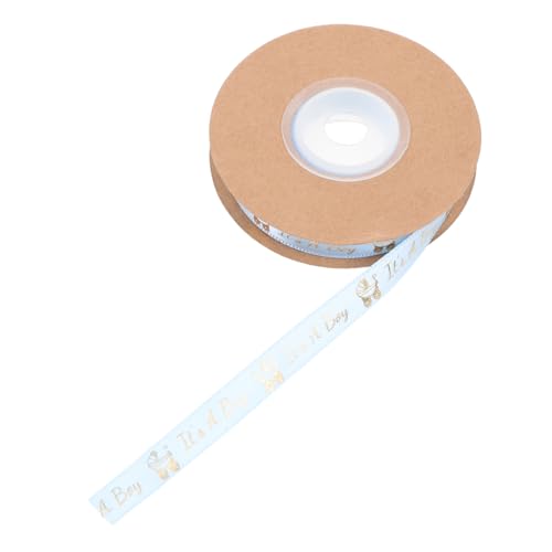 Homoyoyo Blaues Satin Geschenkband Babywagen Diy Schleifenband für Geburtstagsgeschenke Hochwertiges Bastelband Glatte Oberfläche zum Basteln von Haarschmuck und Dekorationen von Homoyoyo