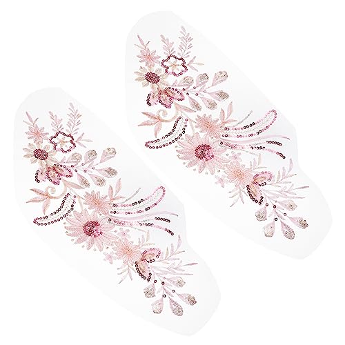 Homoyoyo Blumen Aufkleber Set – 2 Stück Gestickte Patches Für DIY Handwerk - Ideal Zur Dekoration Von Kleidung - Hochzeitskleid Jeans Und Mehr in Zartem Rosa Für Kreative Projekte Homoyoyo Blumen Aufkleber Set – 2 Stück Gestickte Patches Für DIY Handwerk - Ideal Zur Dekoration Von Kleidung - Hochzeitskleid Jeans Und Mehr in Zartem Rosa Für Kreative Projekte von Homoyoyo