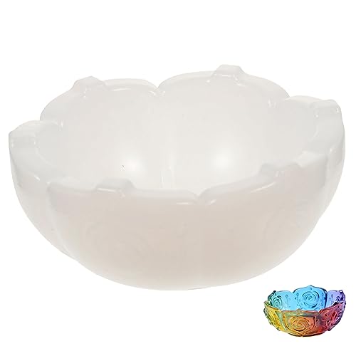 Homoyoyo Blumen Schmuckschale Silikon Gießform für Diy Projekte Flexibles und Langlebiges Material für Kreative Dekorationen mit Glitzer und Trockenblumen Einfach zu Reinigen Entformen von Homoyoyo