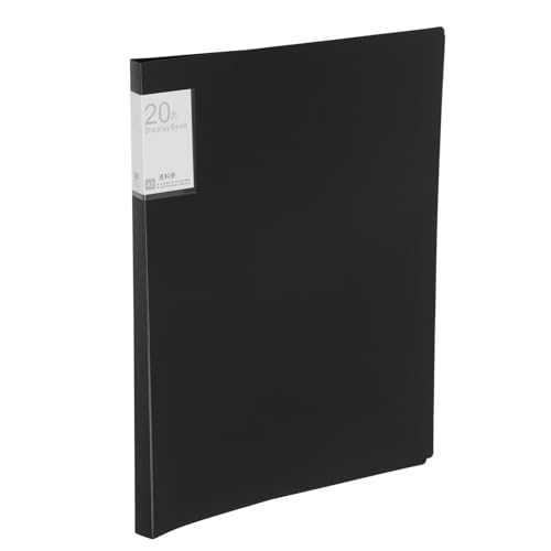 Homoyoyo Booklet-Ordner büroorganisation büroartikel the present edith eger büromaterial bescherung Datei Papierkram Organisator Grußkarten-Organizer Poster-Aufbewahrungsordner Plastik Black von Homoyoyo