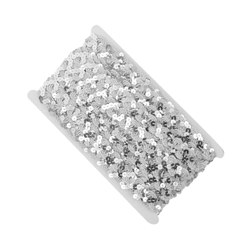Homoyoyo Breites S Förmiges Paillettenband Glänzend Strapazierfähig Knitterfrei Rolle als Bekleidungszubehör DIY Zierband für Kleidung Handarbeiten Dekoration Homoyoyo Breites S Förmiges Paillettenband Glänzend Strapazierfähig Knitterfrei Rolle als Bekleidungszubehör DIY Zierband für Kleidung Handarbeiten Dekoration von Homoyoyo