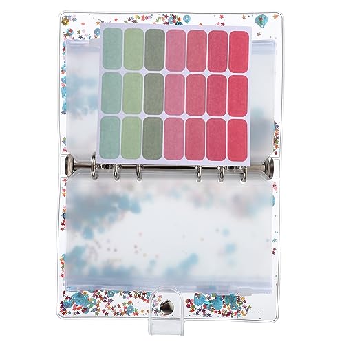 Homoyoyo Budget Binder mit Reißverschluss Geldsparplaner Organizer für Lose Transparente Tasche für Budgetplanung für Reisen und Alltag von Homoyoyo