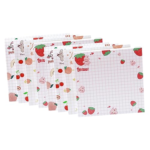 Homoyoyo Bücher Selbstklebende Notizblöcke mit Blumenmuster Tragbare Memo Pads für Schule und Büro Designs für Notizen To Do Listen und Erinnerungen von Homoyoyo