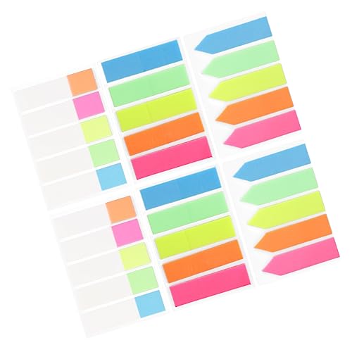 Homoyoyo Bücher mit Geführten Lesezeichen Farbenfrohe Haftnotizen Lesen Praktische Selbstklebende Seitenmarker für Schüler und Studierende Verschiedene Designs von Homoyoyo