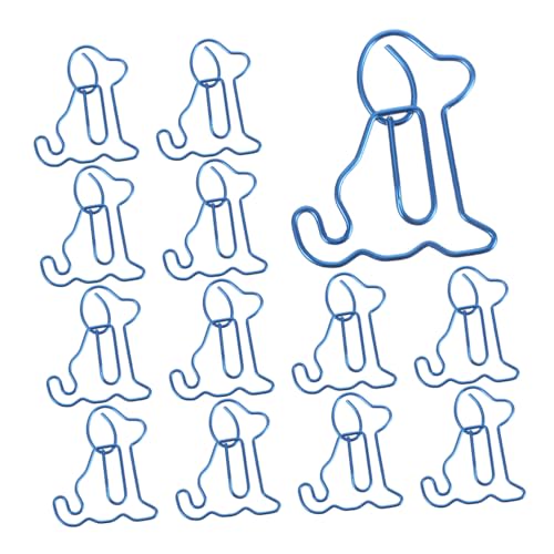 Homoyoyo Büroklammern in Welpenform, Lustig, Niedlich, Papierklammern, Lesezeichen, Planer-clips Für Bürobedarf, Schule, Hochzeitsdekoration, 50 Stück von Homoyoyo