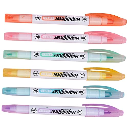 Homoyoyo Bürokunstmarker Fluoreszenz Stifte Hochwertige Highlight Marker Für Notizen Arbeitsmarkenstifte Für Schule Und Büro Für Kreative Projekte von Homoyoyo