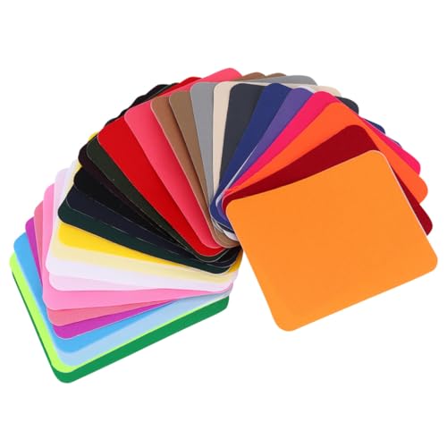 Homoyoyo Bunte Bügelflicken Imitation Denim Patch aus Rechteckige Reparatur patches für Jeans Kleidung Taschen DIY Stoffflicken Einfach Aufzubügeln Strapazierfähig und Vielseitig von Homoyoyo