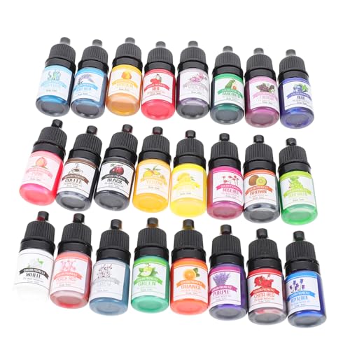 Homoyoyo Bunte Epoxidharz Pigmente Farben für DIY Schmuck und Kunsthandwerk pro Flasche für Anfänger und Profis von Homoyoyo