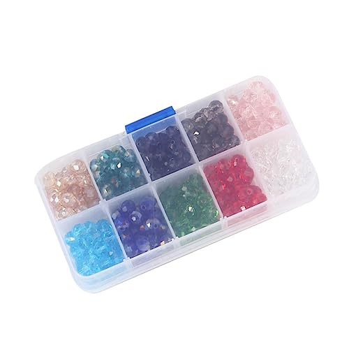 Homoyoyo Bunte Glasperlen ca Doppelkegel Kristallperlen für Armbänder Halsketten Schmuckherstellung DIY mit Praktischem Aufbewahrungsbox Homoyoyo Bunte Glasperlen ca Doppelkegel Kristallperlen für Armbänder Halsketten Schmuckherstellung DIY mit Praktischem Aufbewahrungsbox von Homoyoyo