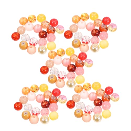 Homoyoyo Bunte Glasperlen mit Großen Löchern Sortiert für DIY Schmuckherstellung Armbänder Halsketten Ohrringe Inklusive Aufbewahrungsbox für Einfache Organisation von Homoyoyo