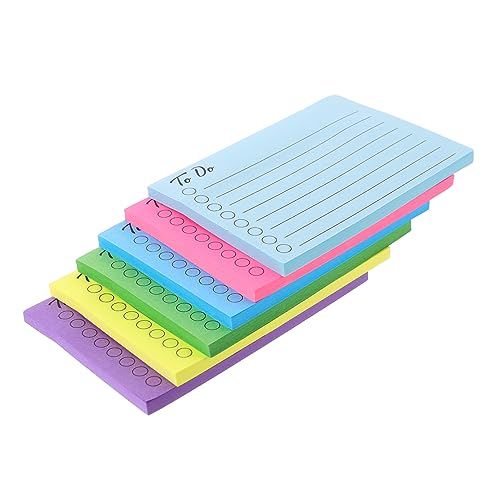 Homoyoyo Bunte Haftnotizen Selbstklebende Notizblöcke für Büro und Schule Praktische Memo Sticker Verschiedenen Farben Blau Dunkelgrün Hellblau Gelb für Vielseitige Anwendungen von Homoyoyo