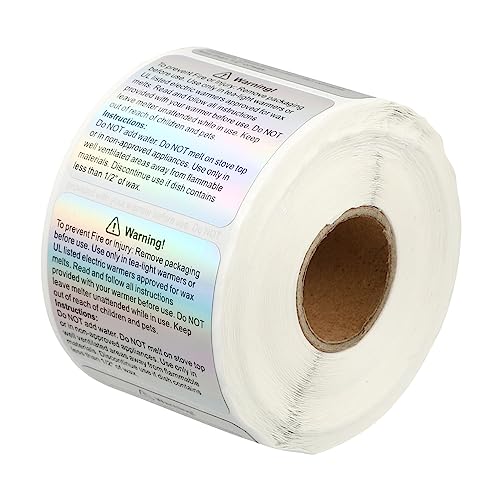 Homoyoyo Bunte Kerzenwarnaufkleber Sicherheitsetiketten für Wachs Langlebig Leicht und Einfach zu Verwenden für Kerzenherstellung Homoyoyo Bunte Kerzenwarnaufkleber Sicherheitsetiketten für Wachs Langlebig Leicht und Einfach zu Verwenden für Kerzenherstellung von Homoyoyo