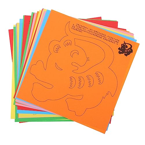 Homoyoyo Buntes DIY Papier Bastelset mit Tierkreiszeichen Motiven Robustes Origami Papier für Chinesische Frühlingsfest Dekoration für Anfänger und Kulturvermittlung Homoyoyo Buntes DIY Papier Bastelset mit Tierkreiszeichen Motiven Robustes Origami Papier für Chinesische Frühlingsfest Dekoration für Anfänger und Kulturvermittlung von Homoyoyo