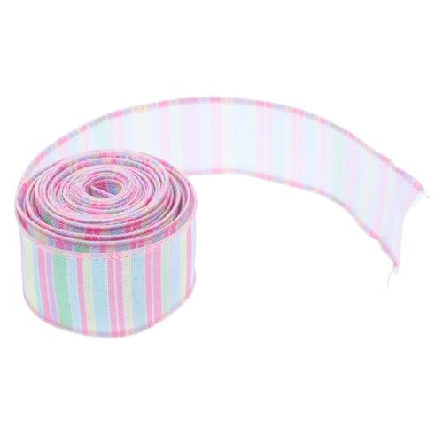 Homoyoyo Buntes Geschenkband mit Drahtkante Breit für Osterdekoration DIY Basteln Schleifenformen Strapazierfähiges Polyesterband für Verpackung und Blumenarrangements von Homoyoyo