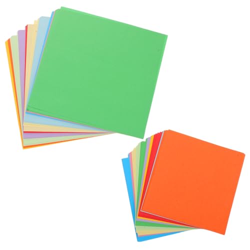 Homoyoyo Buntes Origami Papier Doppelseitiges Farbiges Bastelpapier für Vielfältige Farben Leicht für DIY Kunsthandwerk Inspirierendes Lernspielzeug und Partydekoration Homoyoyo Buntes Origami Papier Doppelseitiges Farbiges Bastelpapier für Vielfältige Farben Leicht für DIY Kunsthandwerk Inspirierendes Lernspielzeug und Partydekoration von Homoyoyo