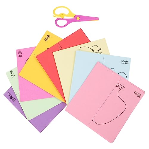 Homoyoyo Buntes Papierschneide für Teilig mit Schere Vielseitiges Bastelset für Papierschnittkunst Origami und DIY Handarbeiten Geeignet für Kindergarten Schule und Kreative Homoyoyo Buntes Papierschneide für Teilig mit Schere Vielseitiges Bastelset für Papierschnittkunst Origami und DIY Handarbeiten Geeignet für Kindergarten Schule und Kreative von Homoyoyo