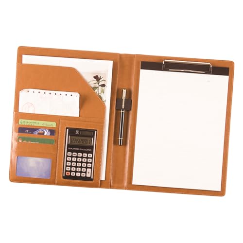 Homoyoyo Business Dokumentenmappe aus Leder Multifunktional Tragbar Eleganter Brauner Office ordner für Akten und Dokumente Praktischer Büro Schulbedarf Komfortabel und Langlebig Homoyoyo Business Dokumentenmappe aus Leder Multifunktional Tragbar Eleganter Brauner Office ordner für Akten und Dokumente Praktischer Büro Schulbedarf Komfortabel und Langlebig von Homoyoyo