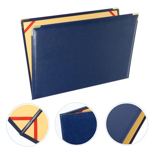 Homoyoyo Business Folder Schreibunterlage Groß Blau mit Metall Ecken Multifunktionaler Aktenordner für Büro Schule und Präsentationen Leicht Praktisch für Dokumentenorganisation und Homoyoyo Business Folder Schreibunterlage Groß Blau mit Metall Ecken Multifunktionaler Aktenordner für Büro Schule und Präsentationen Leicht Praktisch für Dokumentenorganisation und von Homoyoyo