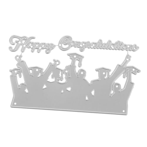 Homoyoyo Carbon Steel Cutting Die Graduation Theme DIY Scrapbooking Stanzform Metall Prägeschablone für Fotoalben Kartengestaltung Langlebig Robust Homoyoyo Carbon Steel Cutting Die Graduation Theme DIY Scrapbooking Stanzform Metall Prägeschablone für Fotoalben Kartengestaltung Langlebig Robust von Homoyoyo