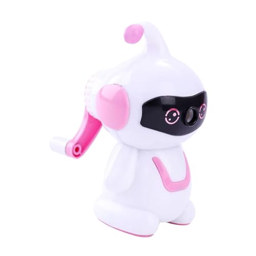 Homoyoyo Cartoon Roboter Bleistiftspitzer Handbetriebener Bleistiftspitzer Für Einstellbare Spitze Für Schulbedarf Kreative Gestaltung Und Spaß Beim Zeichnen von Homoyoyo