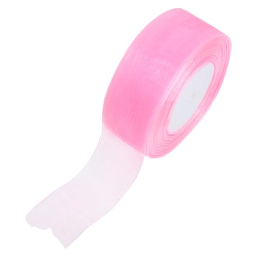 Homoyoyo Chiffonband Langlebiges Vielseitiges Geschenkband für Geschenkverpackung DIY Schleifen Hochzeitsdekoration und Partygestaltung Rosa Organza Geschenkband Homoyoyo Chiffonband Langlebiges Vielseitiges Geschenkband für Geschenkverpackung DIY Schleifen Hochzeitsdekoration und Partygestaltung Rosa Organza Geschenkband von Homoyoyo