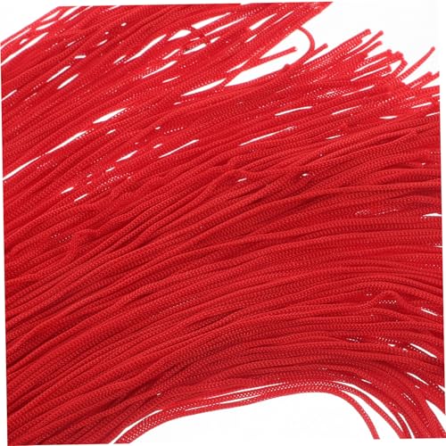 Homoyoyo Chinesische Knotentassel Eisseide Schwertquaste Traditionelle Rote Dekoration für Kung Fu Taiji Kampfkunst Performance Zubehör von Homoyoyo