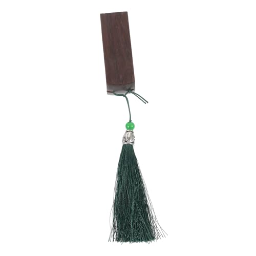 Homoyoyo Chinesischer Holzstempel mit Tassel Holzsiegel für Scrapbook und Namensstempel Blanko Holzstempel DIY Kunsthandwerk Einzigartiger Chinesischer Siegelstempel mit Dekorativer Quaste von Homoyoyo