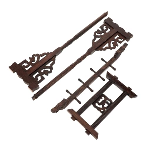 Homoyoyo Chinesischer Pinselhalter mit Doppelreihen Haken Stabiles Holz Langlebiger Kalligrafie Pinsel Organizer Vintage Chinesischer Stil Vielseitiger Stifthalter für Schreibtisch und Homoyoyo Chinesischer Pinselhalter mit Doppelreihen Haken Stabiles Holz Langlebiger Kalligrafie Pinsel Organizer Vintage Chinesischer Stil Vielseitiger Stifthalter für Schreibtisch und von Homoyoyo