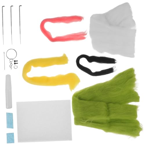 Homoyoyo DIY Needle Felting mit Komplettzubehör Praktisches Filzen für Kreative Bastelarbeiten für Handarbeitsprojekte und Individuelle Ornamente Vielseitiges Filzmaterial für Anfänger und von Homoyoyo