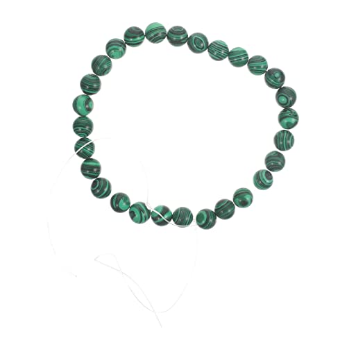 Homoyoyo DIY Runde Naturstein Perlen Abstandshalter für Armbänder und Schmuckherstellung Handgefertigte Dekorationsperlen Bastelzubehör für Projekte von Homoyoyo