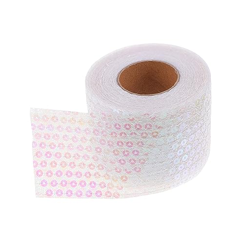 Homoyoyo DIY Schleifenband für Handwerk Weiß für Dekoration Kleidung Haarschmuck und Bouquets Bestickte Pailletten Details Vielseitige Bastelmaterialien Homoyoyo DIY Schleifenband für Handwerk Weiß für Dekoration Kleidung Haarschmuck und Bouquets Bestickte Pailletten Details Vielseitige Bastelmaterialien von Homoyoyo
