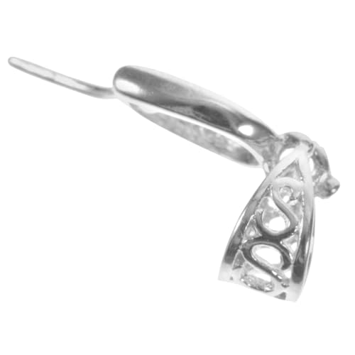 Homoyoyo DIY Silber Clasp Für Schmuckherstellung Großer Anhänger Verschluss Platinfarbe Für Jade Anhänger Lünetten Für Schmuckprojekte Homoyoyo DIY Silber Clasp Für Schmuckherstellung Großer Anhänger Verschluss Platinfarbe Für Jade Anhänger Lünetten Für Schmuckprojekte von Homoyoyo